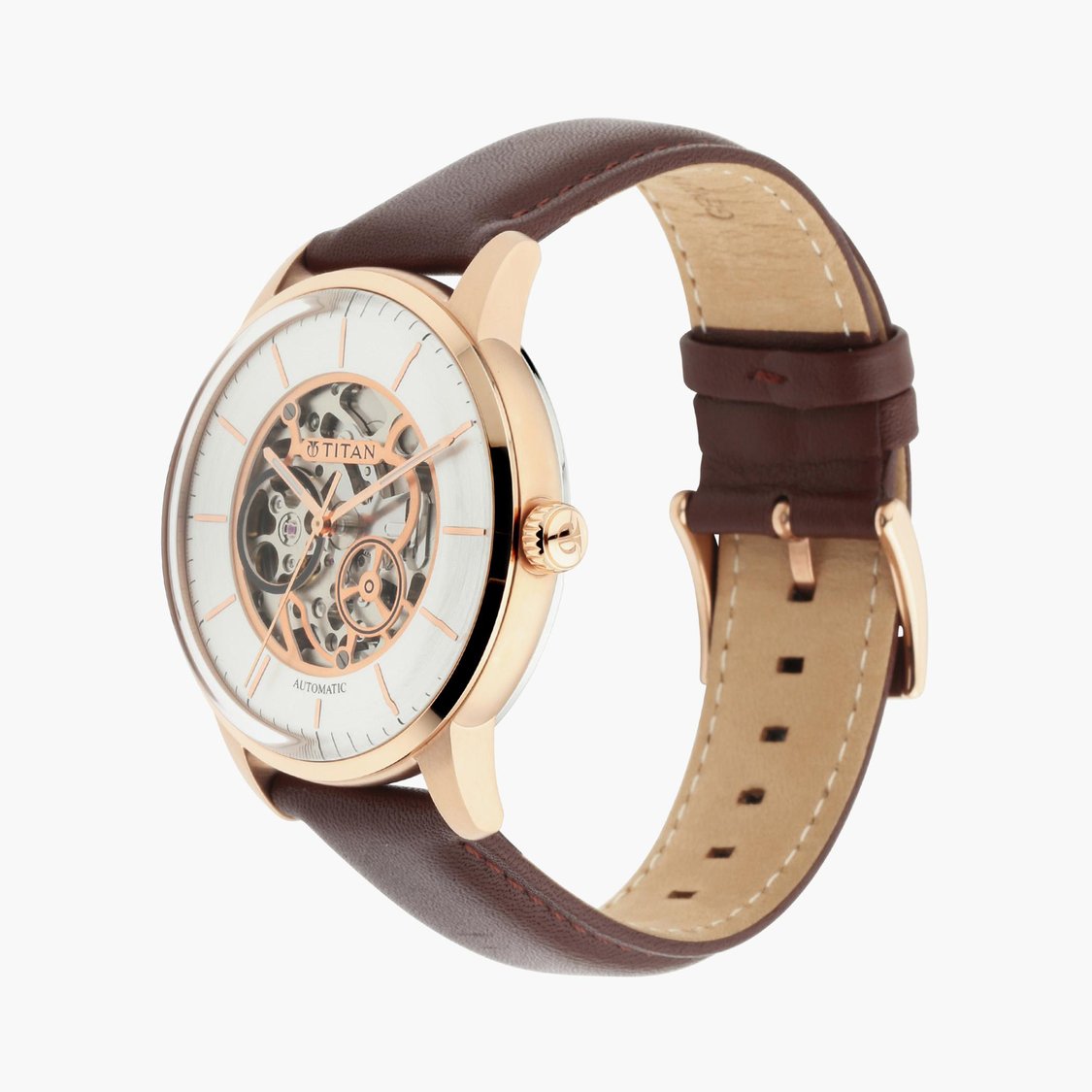 TITAN Automatics Skeleton Watch - NT90110WL03