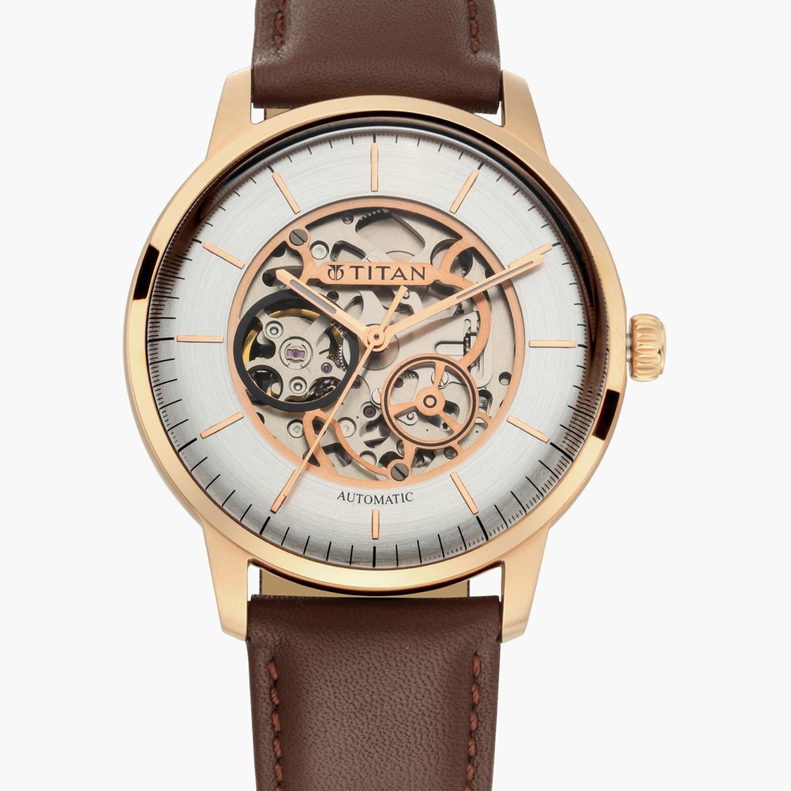 TITAN Automatics Skeleton Watch - NT90110WL03
