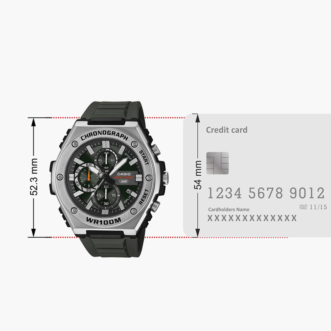 CASIO Youth Chronograph Watch - AD283