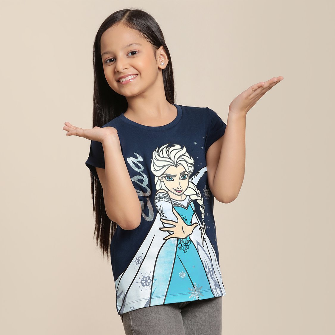 KIDSVILLE Elsa Print T-Shirt