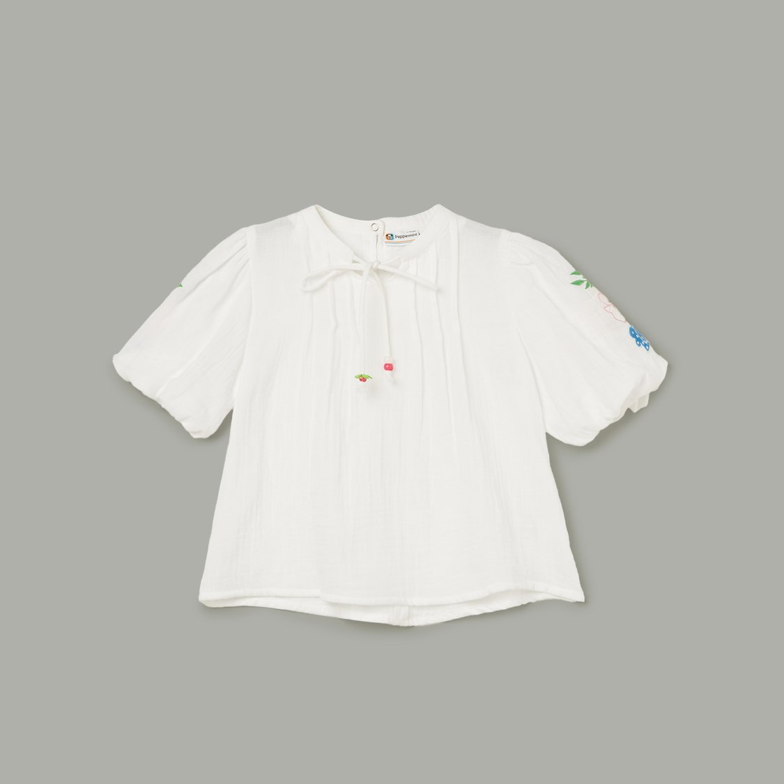 PEPPERMINT Embroidered Top