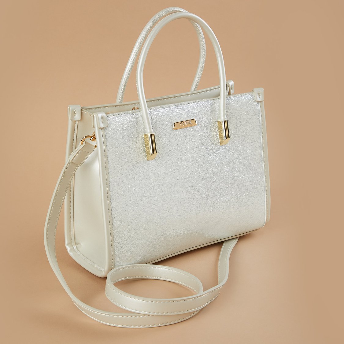 Code Purse Buy CODE Shimmery Handheld Bag from CODE at just INR 1999.0