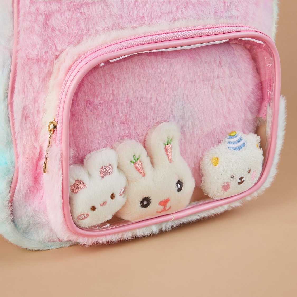 Buy GINGER Fuzzy Backpack from Ginger at just INR