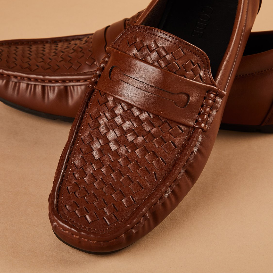 CODE Woven Penny Loafers