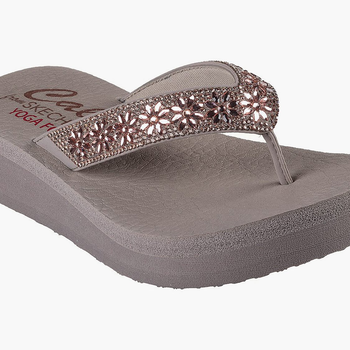 Buy SKECHERS Vinyasa Wild Daisies Embellished Flip-Flops from
