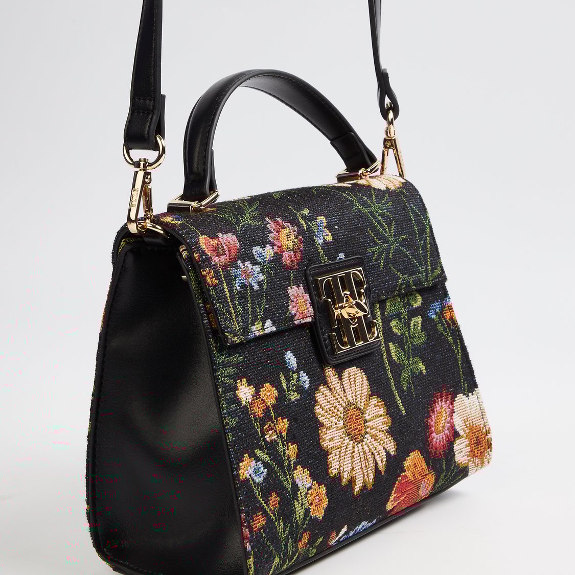 Buy ELLE Floral Printed Handheld Bag from Elle at just INR