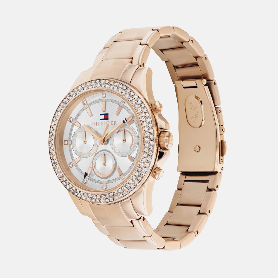 Buy TOMMY HILFIGER Haven Embellished Multifunction Watch - NTTH1782624 ...