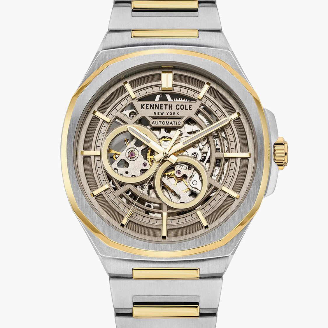 KENNETH COLE Skeleton Automatic Watch - NTKCWGY2122303MN