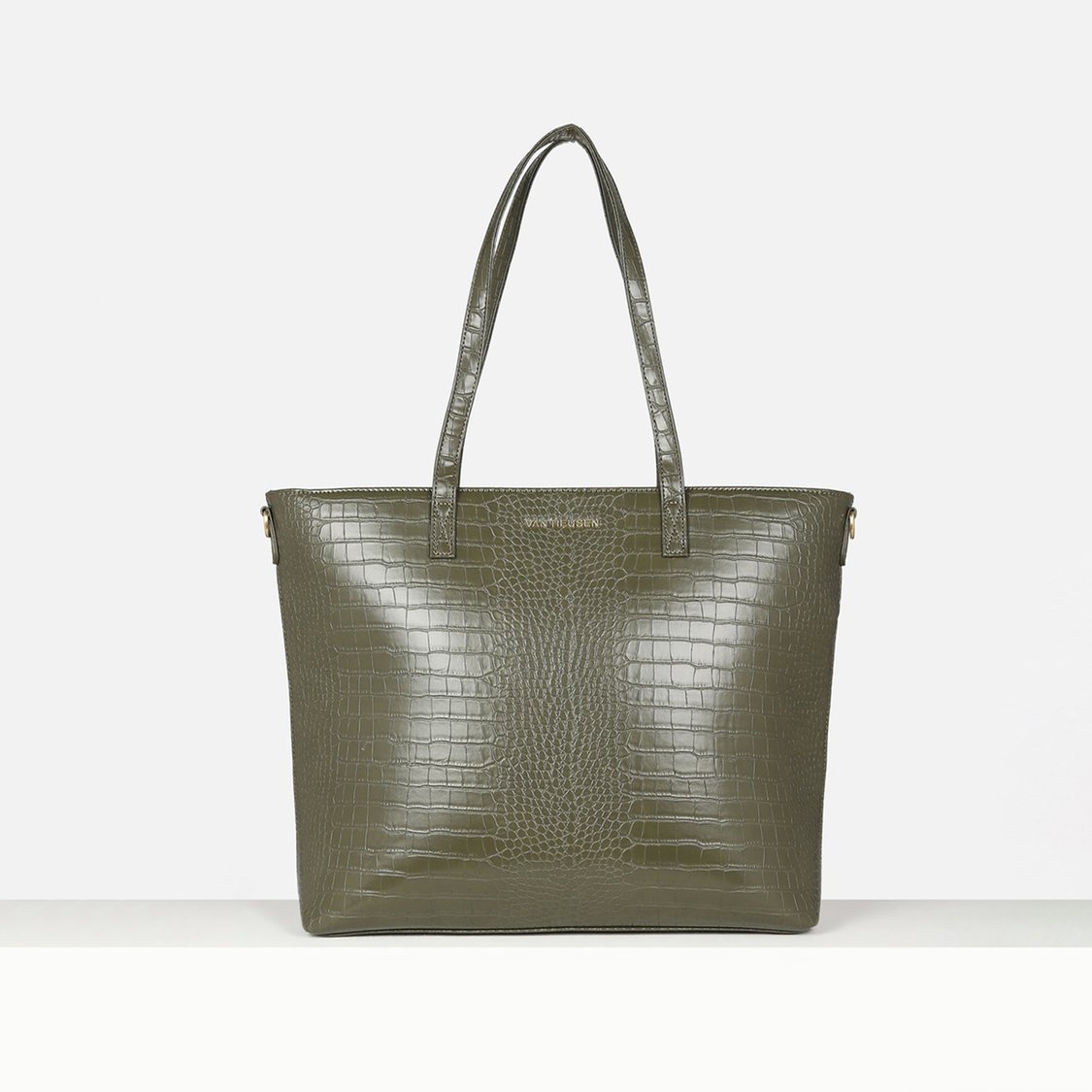 VAN HEUSEN Croc Embossed Laptop Bag