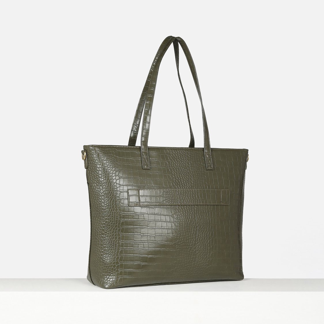 Buy VAN HEUSEN Croc Embossed Laptop Bag from Van Heusen at just