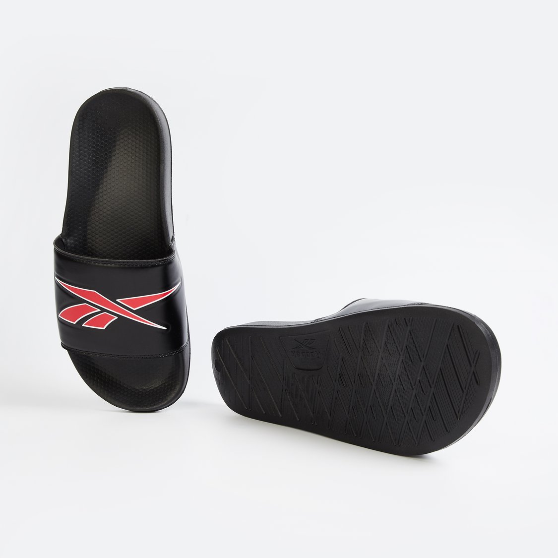 REEBOK Astrofoam Plus Logo Print Sliders