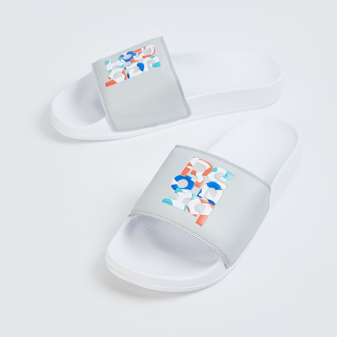 REEBOK Appliqued Sliders