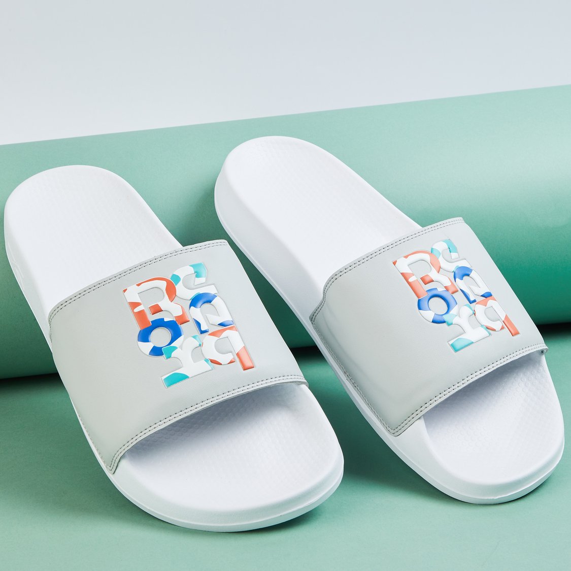 REEBOK Appliqued Sliders