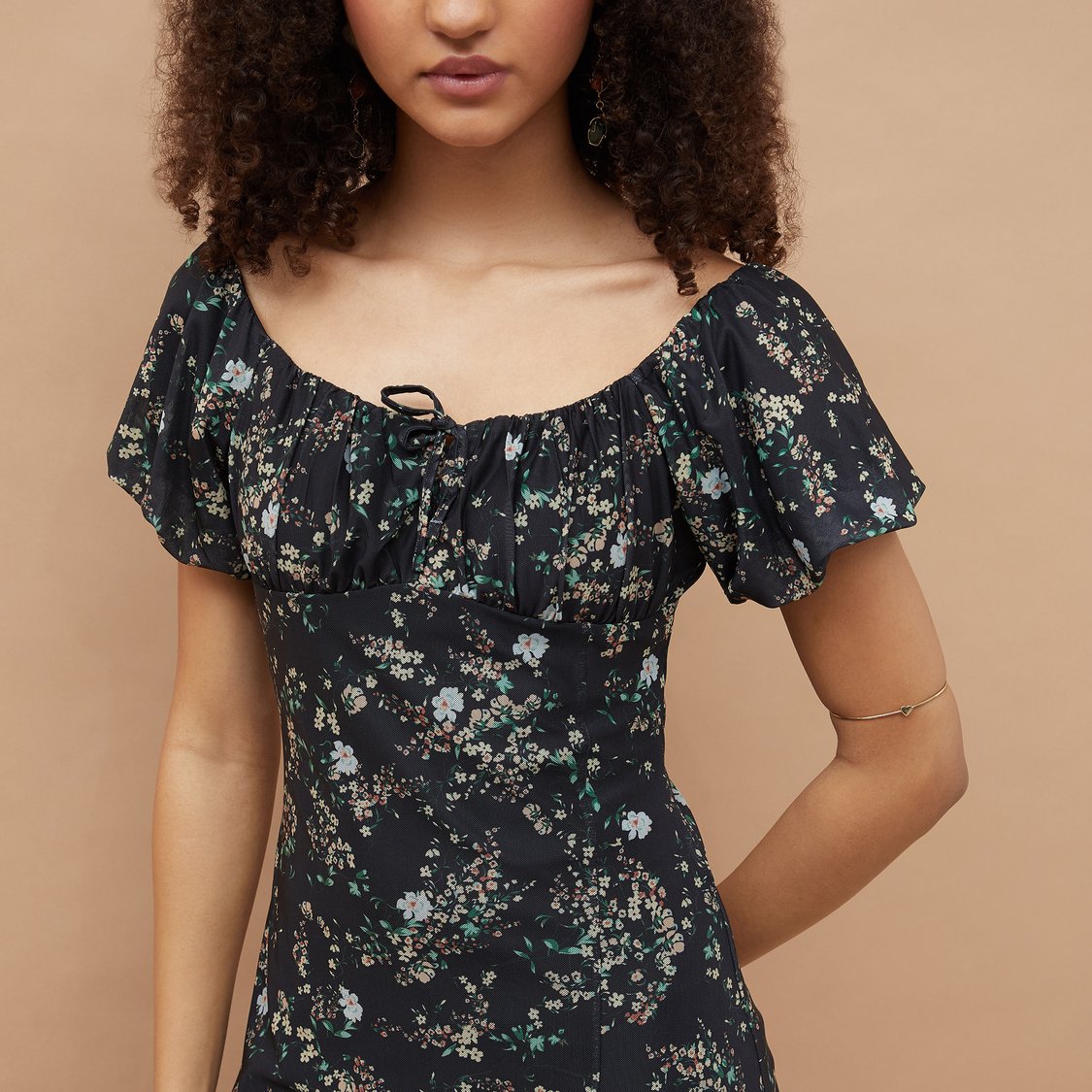 GINGER FLORAL SHORT DRESS