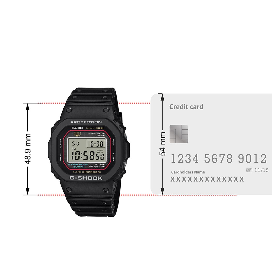 CASIO G-Shock Digital Watch - G1660