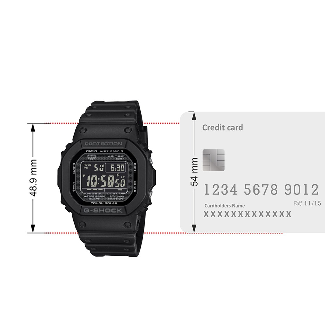 CASIO G-Shock Digital Watch - G1670