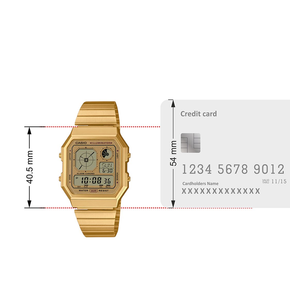 CASIO Vintage Digital Watch - D390
