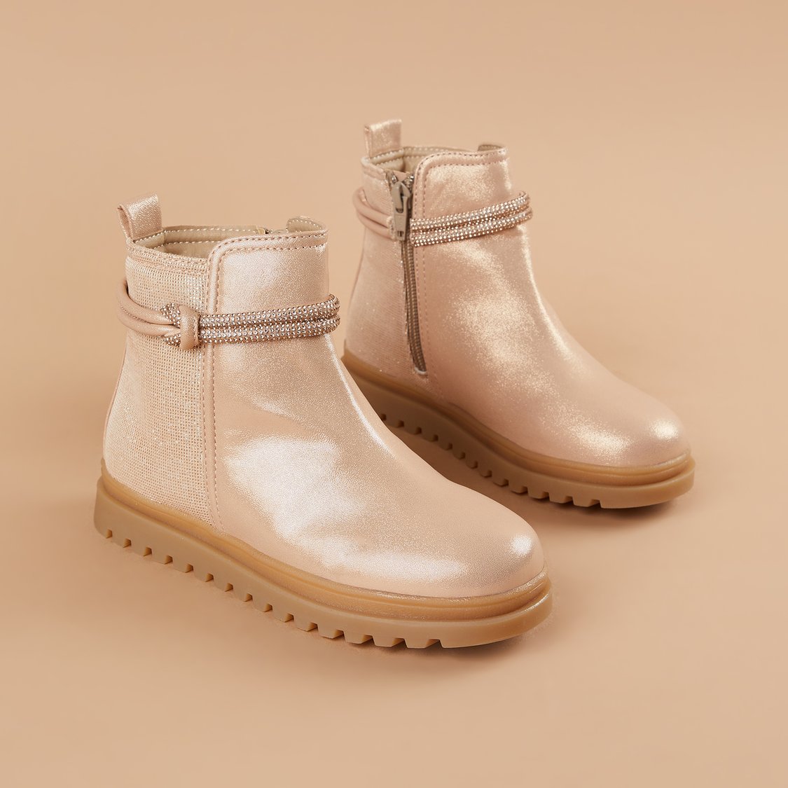 Buy FAME FOREVER Glitter Chelsea Boots from Fame Forever at just