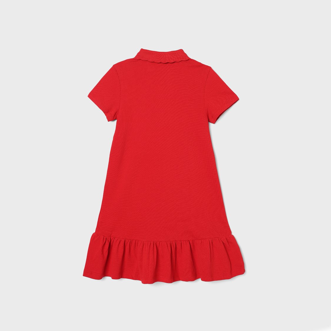 UNITED COLORS OF BENETTON Girls Solid Polo T-shirt Dress
