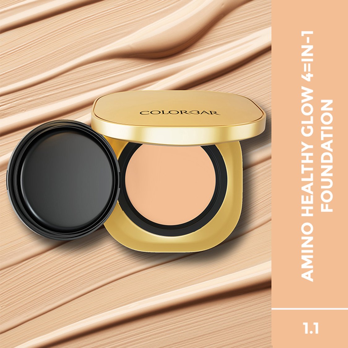 Buy COLORBAR Amino Healthy Glow 4-in-1 Foundation - HG 1.1 - 20g from ...
