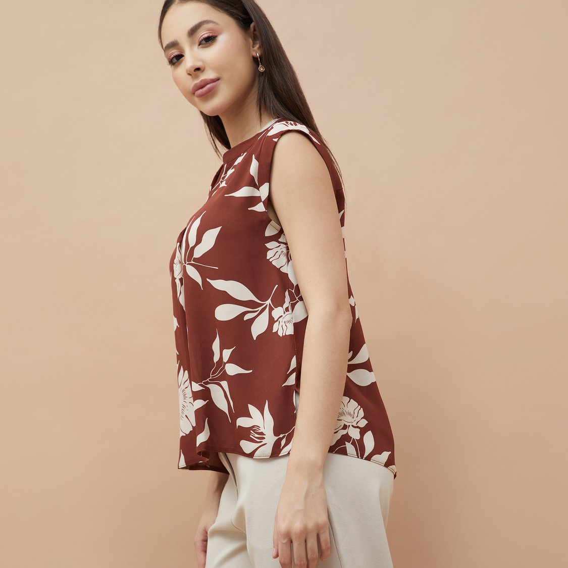 Buy CODE CLASSIC Floral Print Top from Code Classic at just INR 1299.0