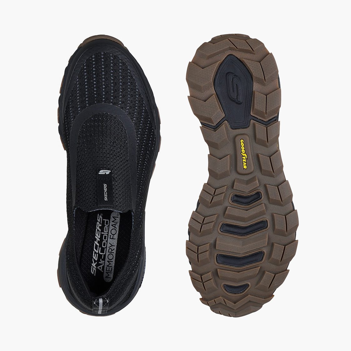 SKECHERS Max Protect Mesh Textured Sports Shoes