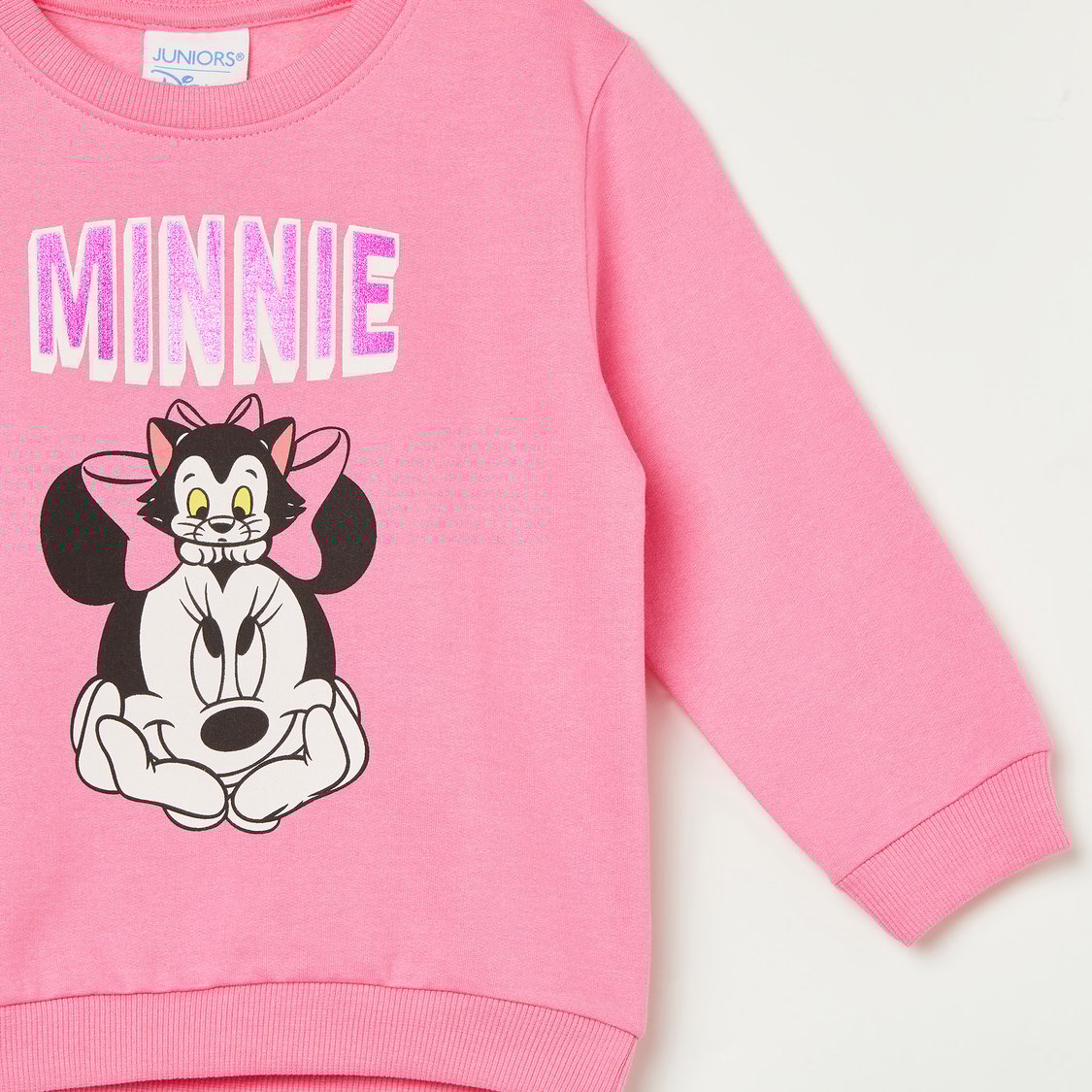 Buy JUNIORS Girls Minnie Mouse Print Sweatshirt from Juniors at
