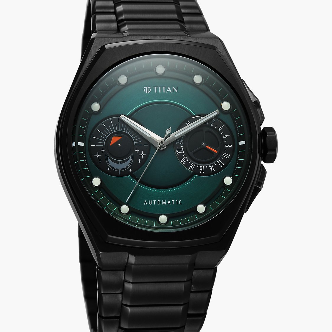Buy TITAN Stellar 3 Automatic Watch - 10029KM01 from Titan at just INR ...