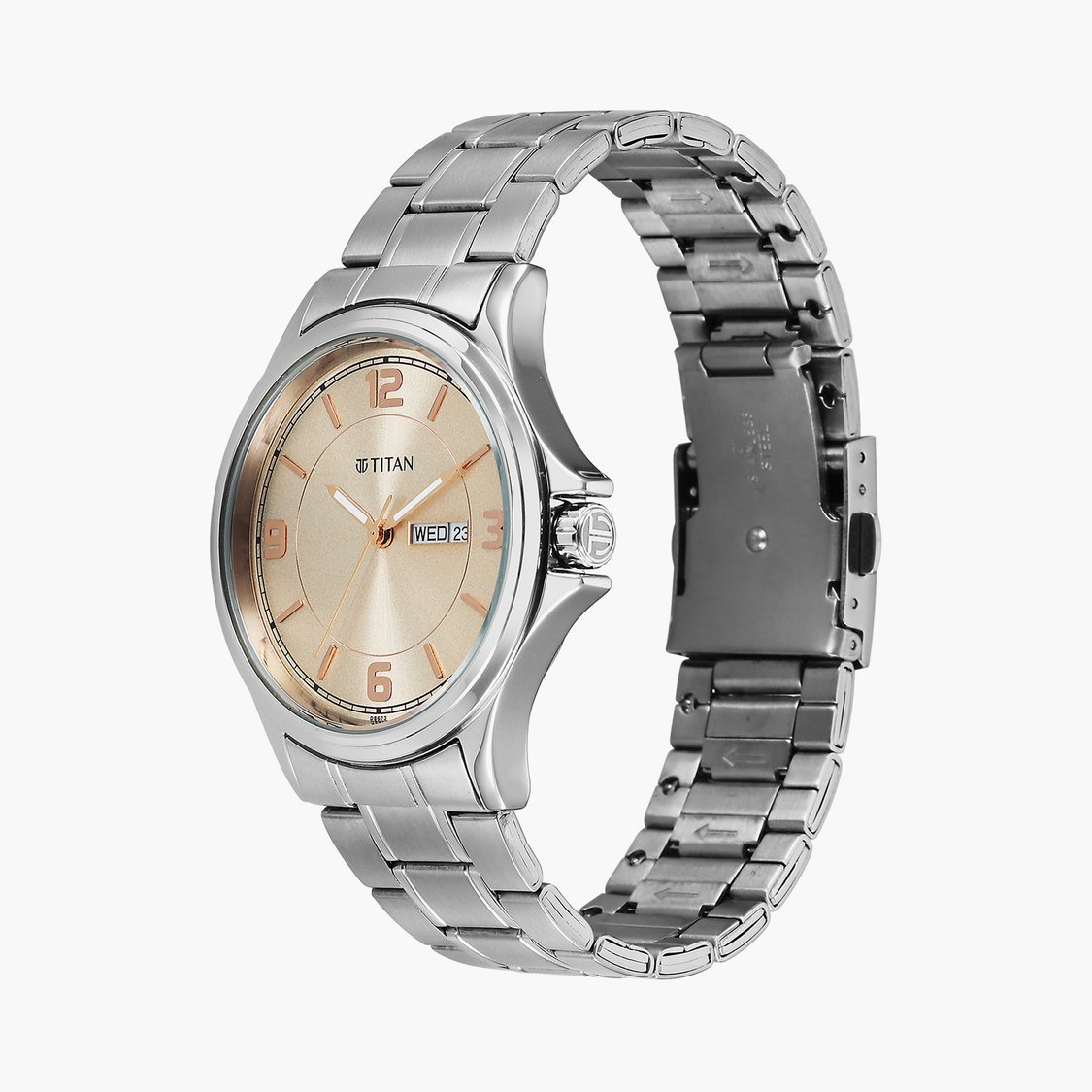 Buy TITAN Neo Arabic Analog Watch - 1870SM06 from Titan at just INR 4895.0