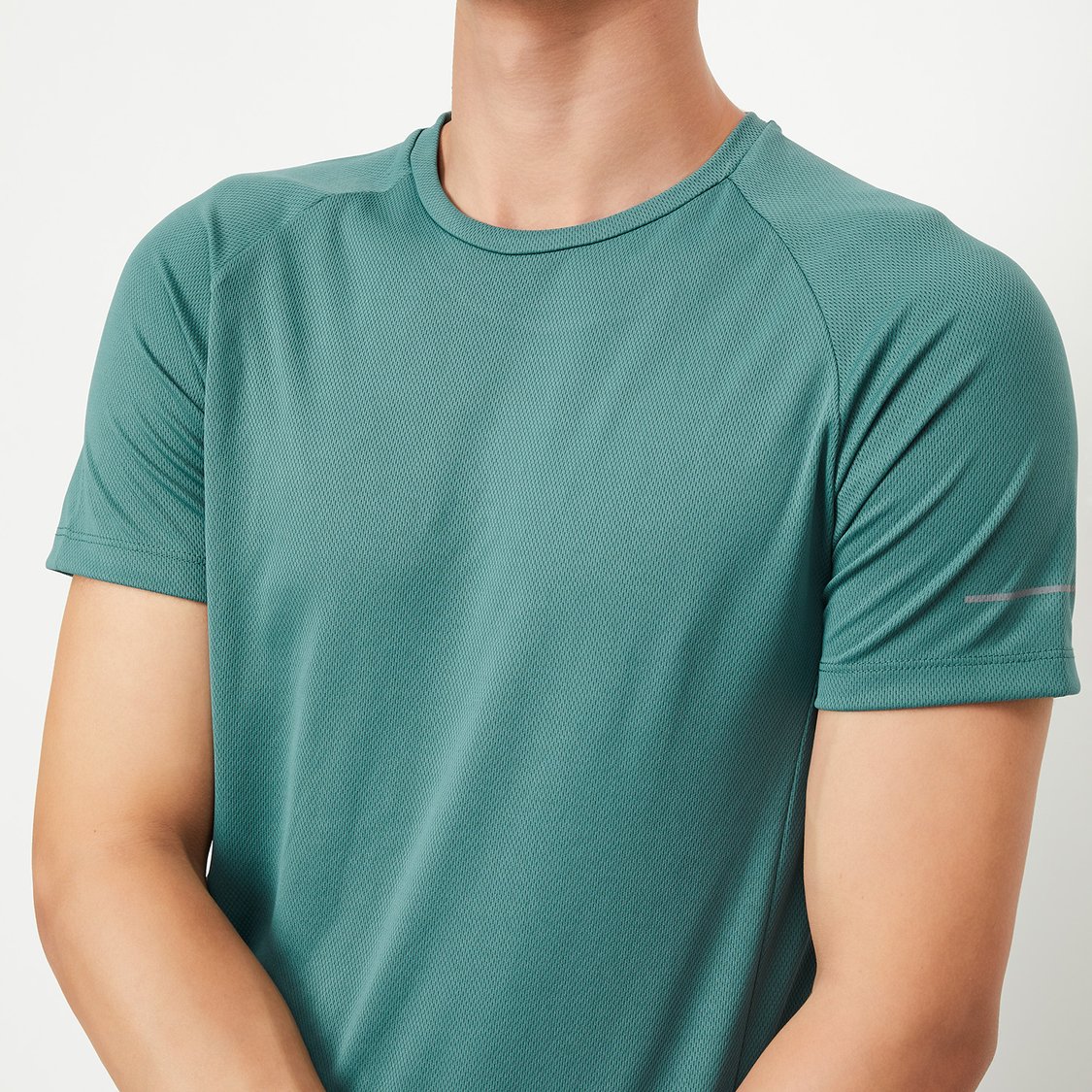 Men Knitted Athleisure T-shirt