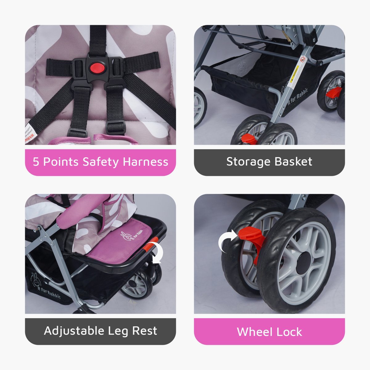 Buy R for Rabbit Lollipop Lite Stroller from R for Rabbit at just