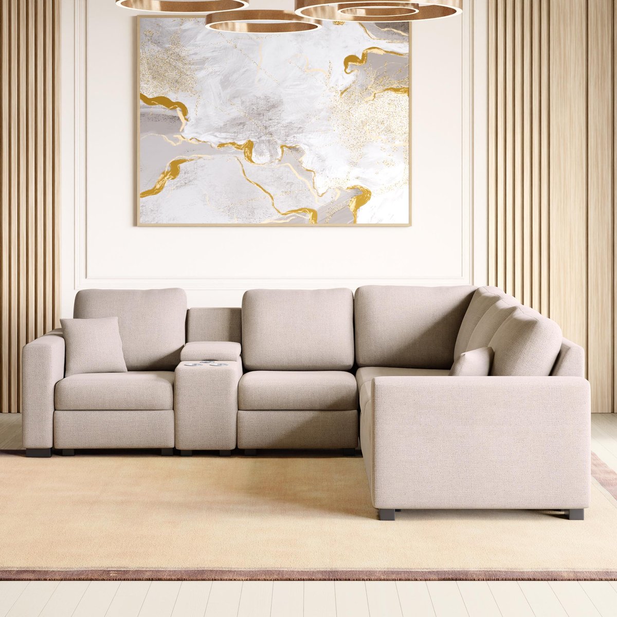 Home centre corner sofa discount