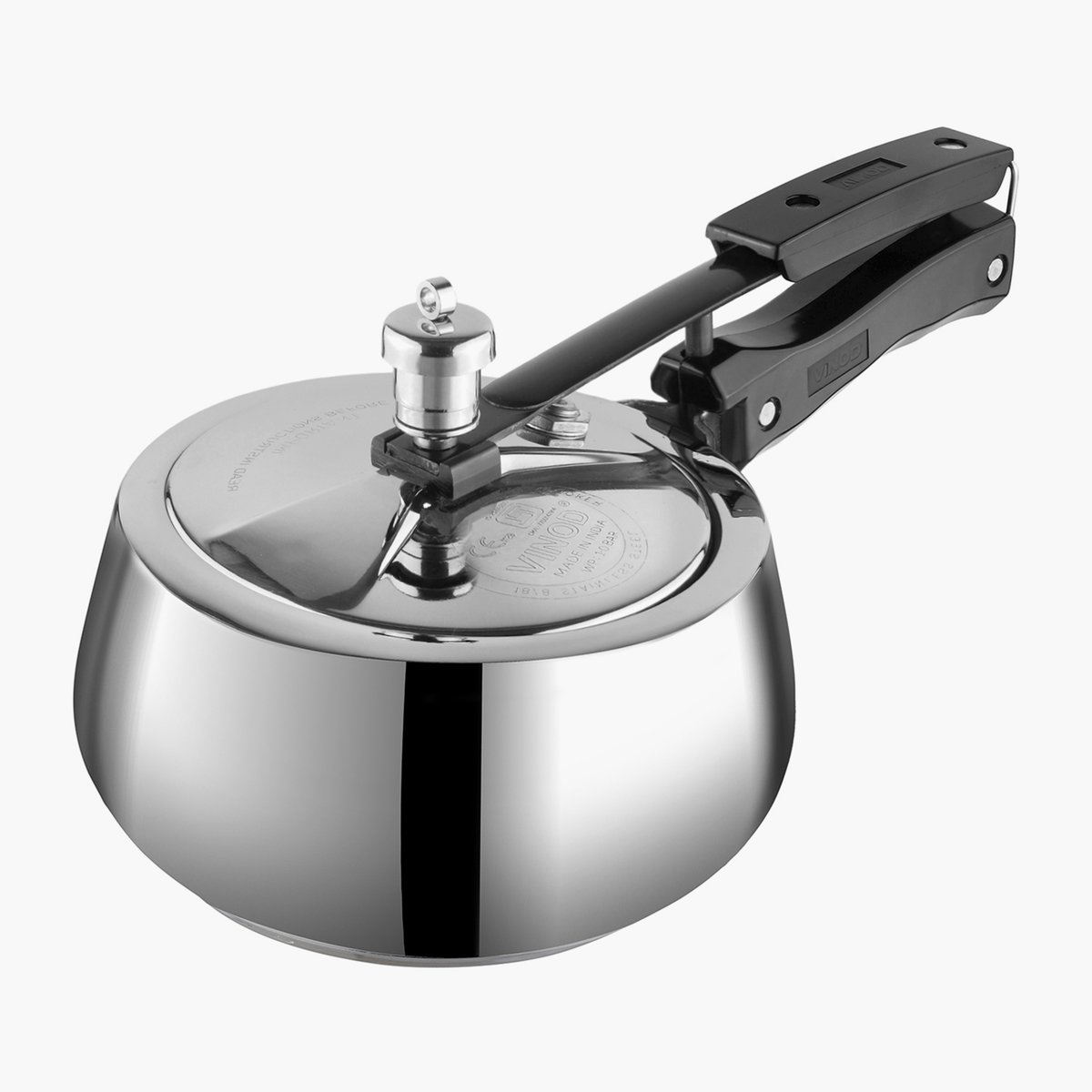 Buy VINOD Europa 18 8 Stainless Steel Pressure Cooker 1.5L from Vinod at just INR 2205.0