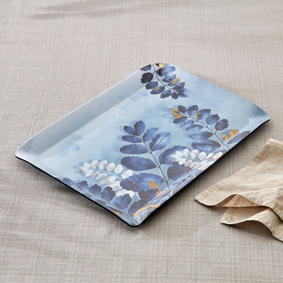 Buy Garnet Melamine Printed Serving Tray from Home
