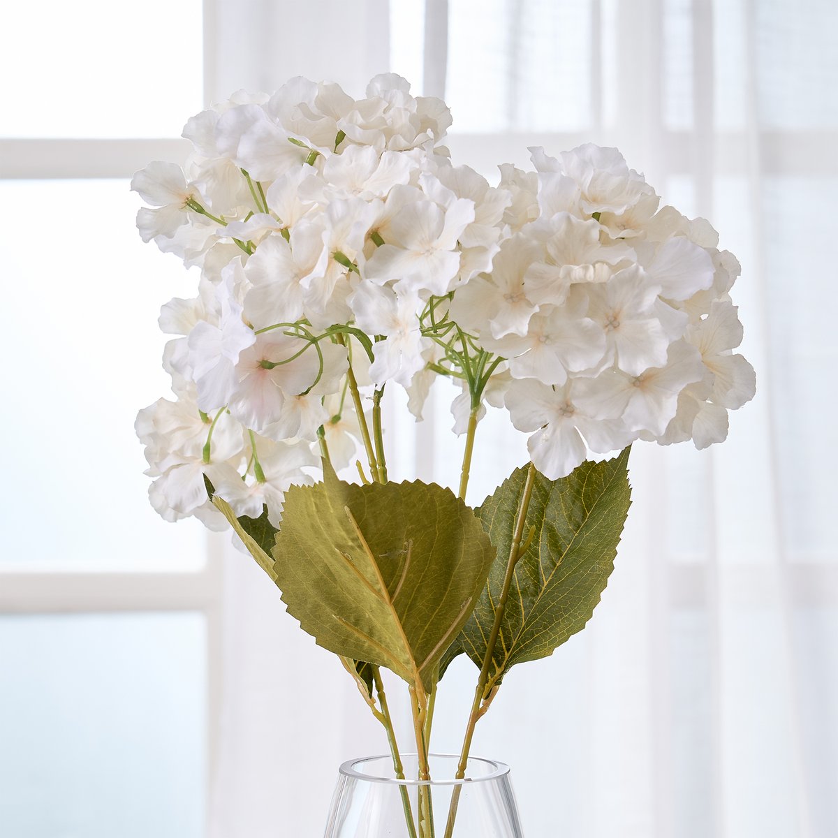 Buy Botanical Artificial Autumn Hydrangea Flower - 48cm from Home