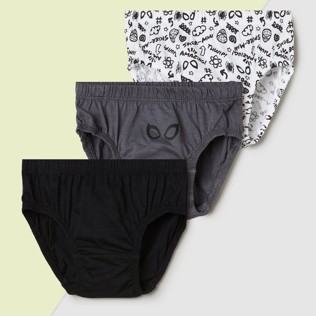 Boys Avengers Print Briefs Pack of