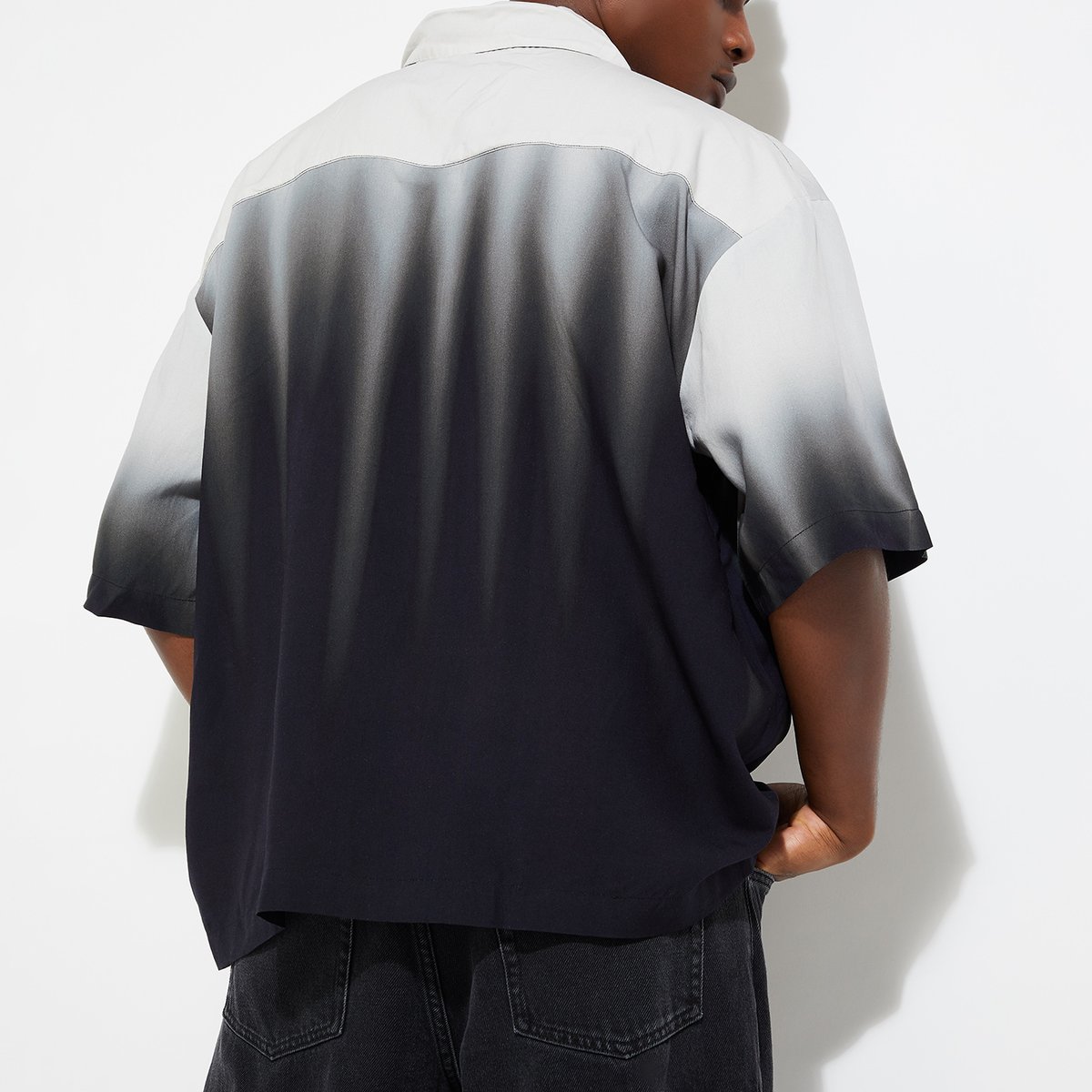 Buy URB_N Men Oversized Gradient Shirt Online at just Rs