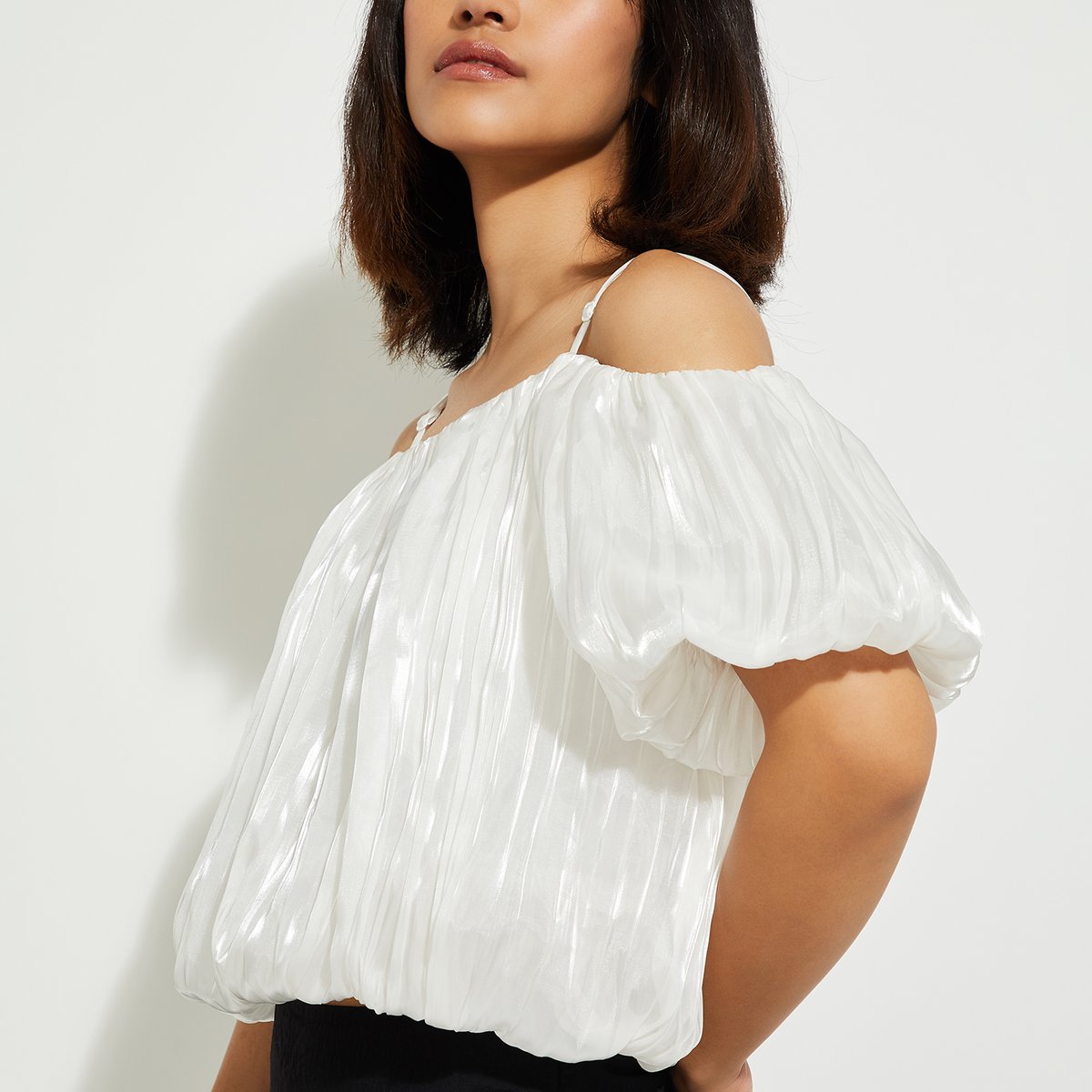 トップス SORIN Soft Sweat Voluminous Gathered Top SORIN Soft Sweat Voluminous Gathered Top Long Sleeve Air