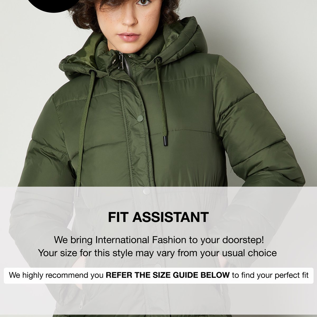 Women Quilted Long Puffer Jacket with Hood