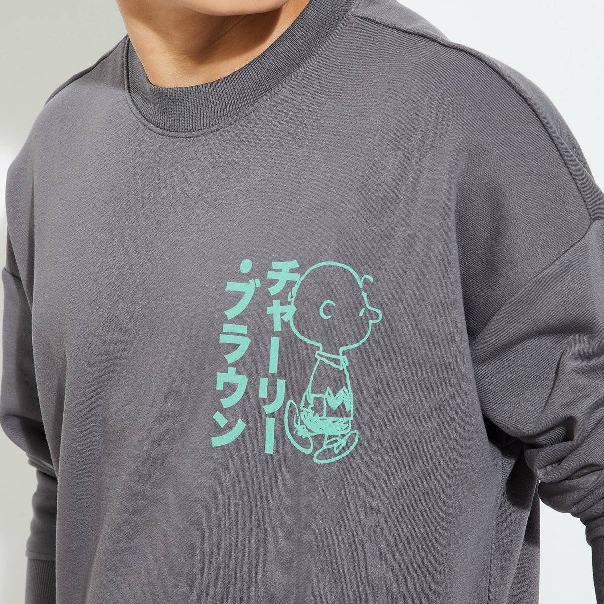 トップス PEANUTS ORIGINAL GRUNGE GREY XL 5430 PEANUTS ORIGINAL GRUNGE GREY XL 5430
