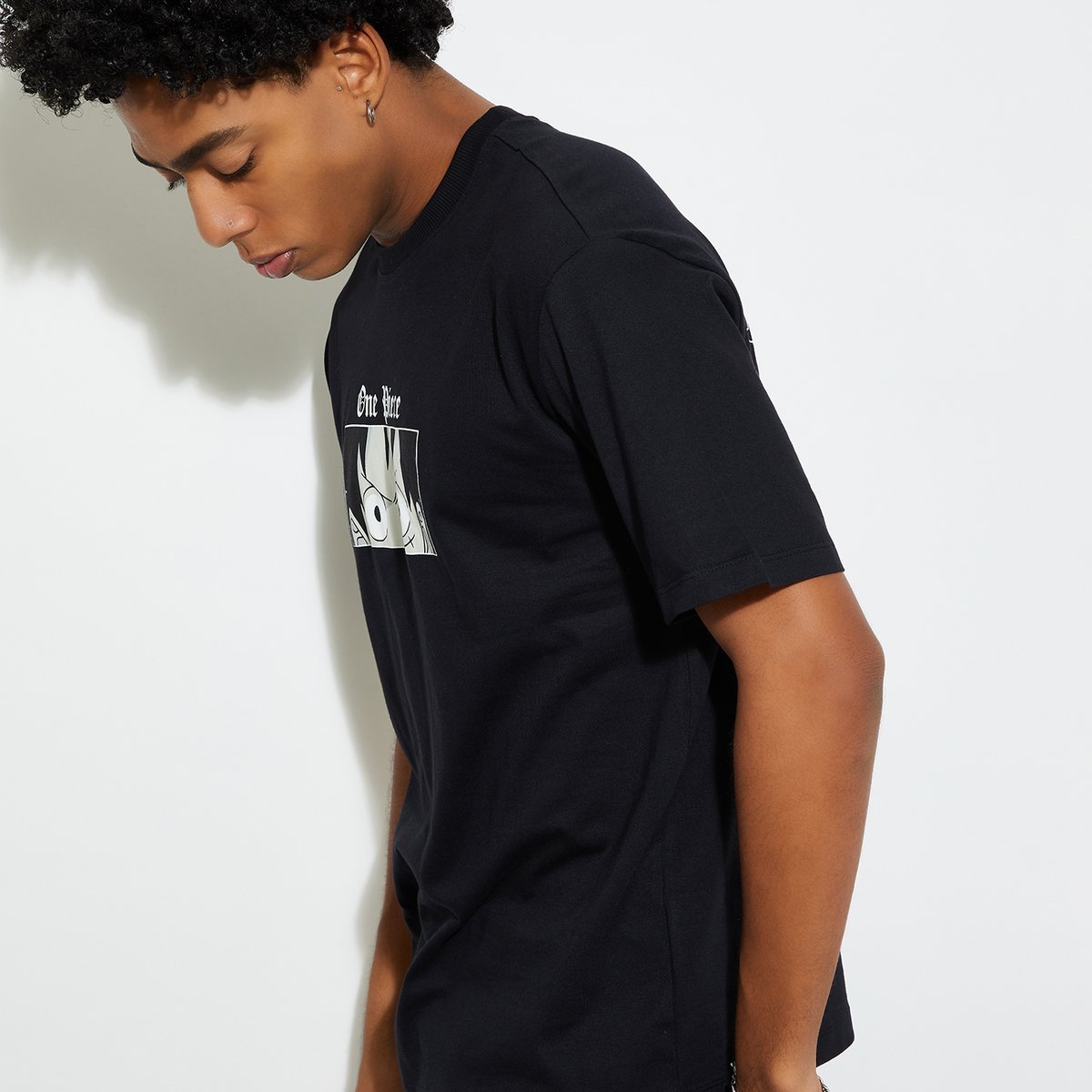 Buy URB_N Men One Piece Print Oversized T-shirt Online at