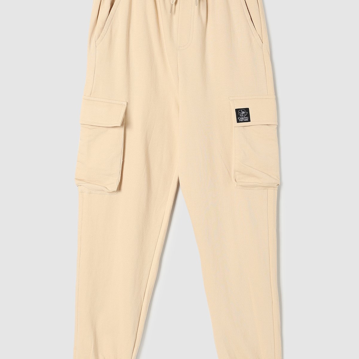 Buy Boys Solid Knit Cargo Joggers Online at just Rs. 699.0