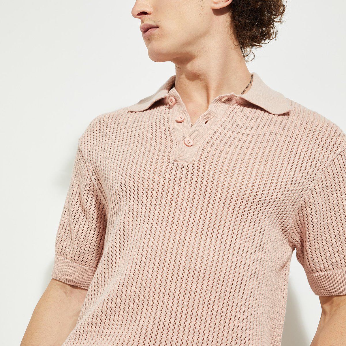 トップス second layer 23ss s/s open knit polo second layer 23ss s/s open knit polo - メルカリ