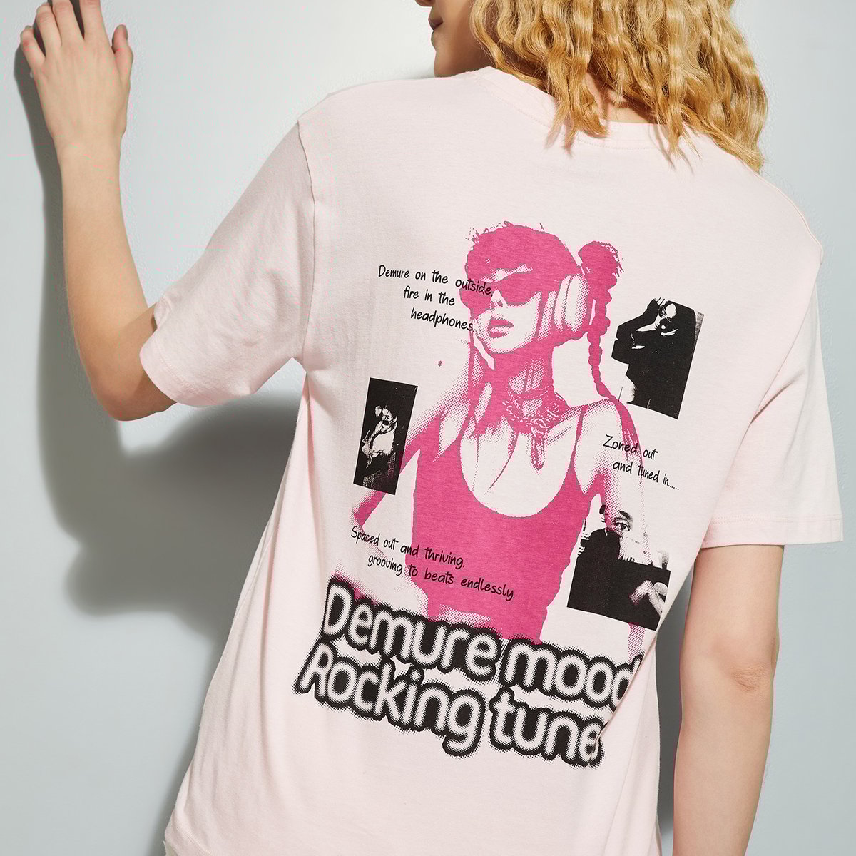 Buy ALAYA F x URB_N Women Back Printed T-shirt Online at just Rs