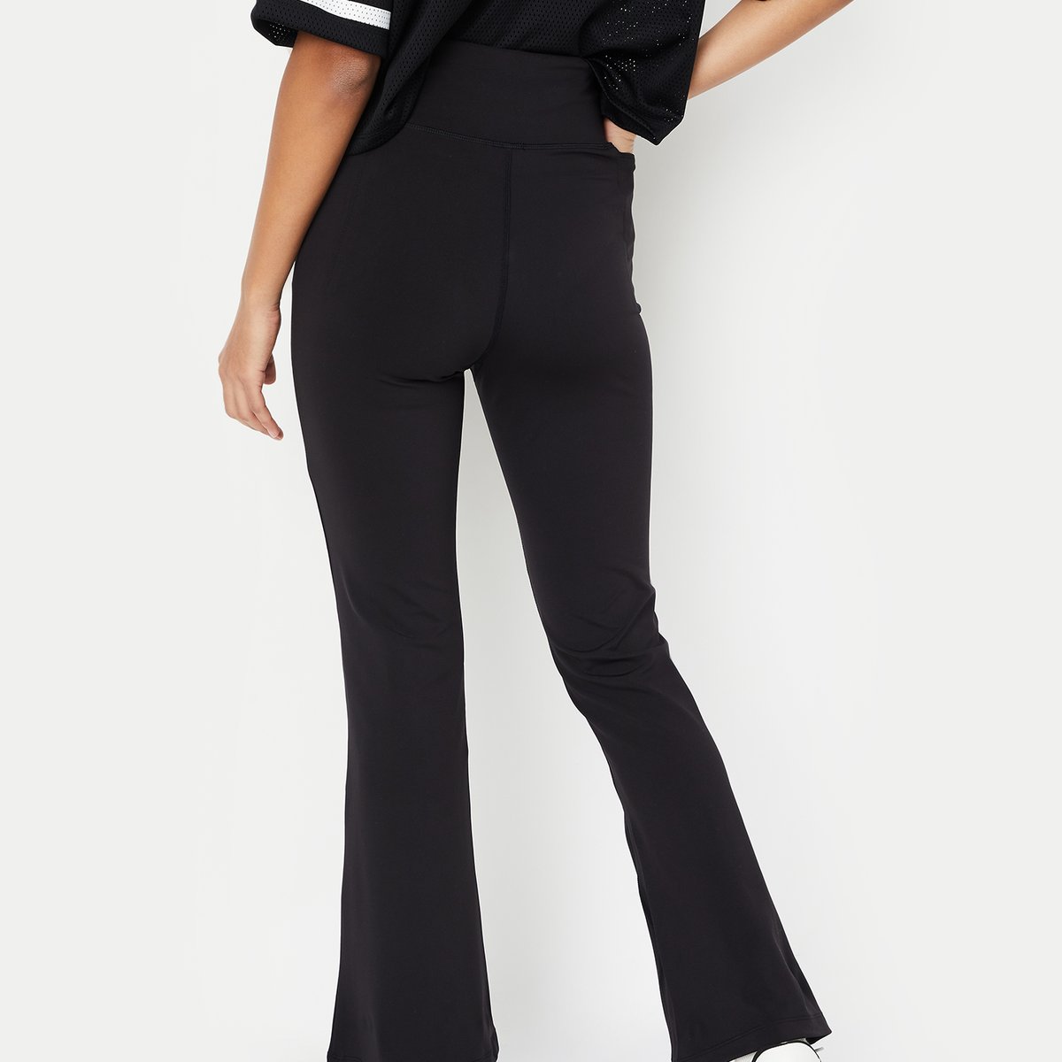 Buy Women Solid Flared Tights Online at just