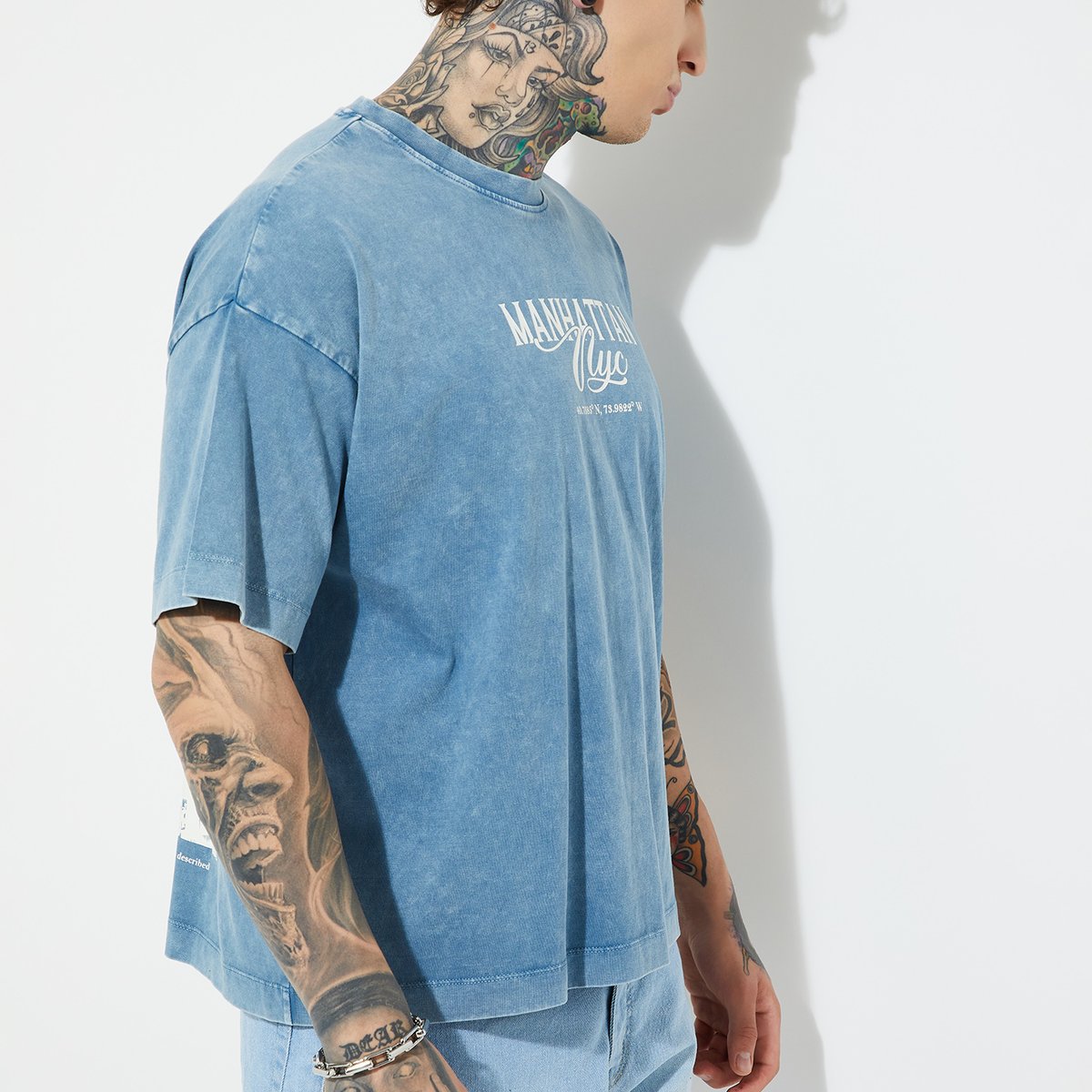 Buy URB_N Men Back Print T-shirt Online at just Rs. 799.0