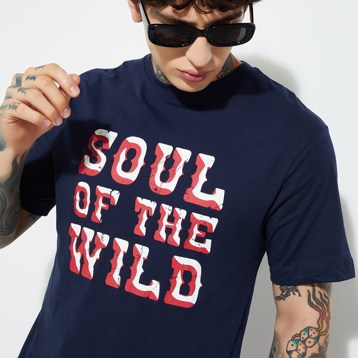 Buy URB_N Men Printed T-shirt Online at just Rs. 249.0