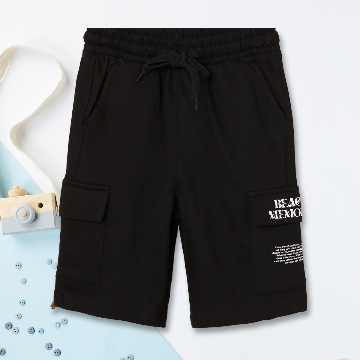 Boys Printed Cargo Shorts