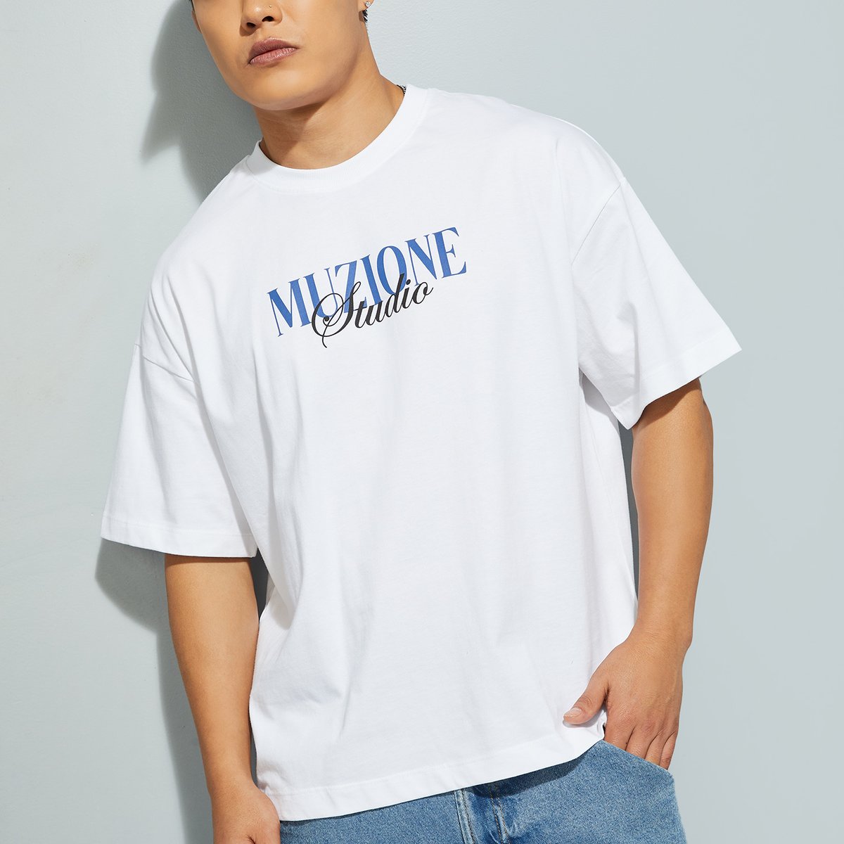 Buy URB_N Men Back Print T-shirt Online at just Rs. 599.0