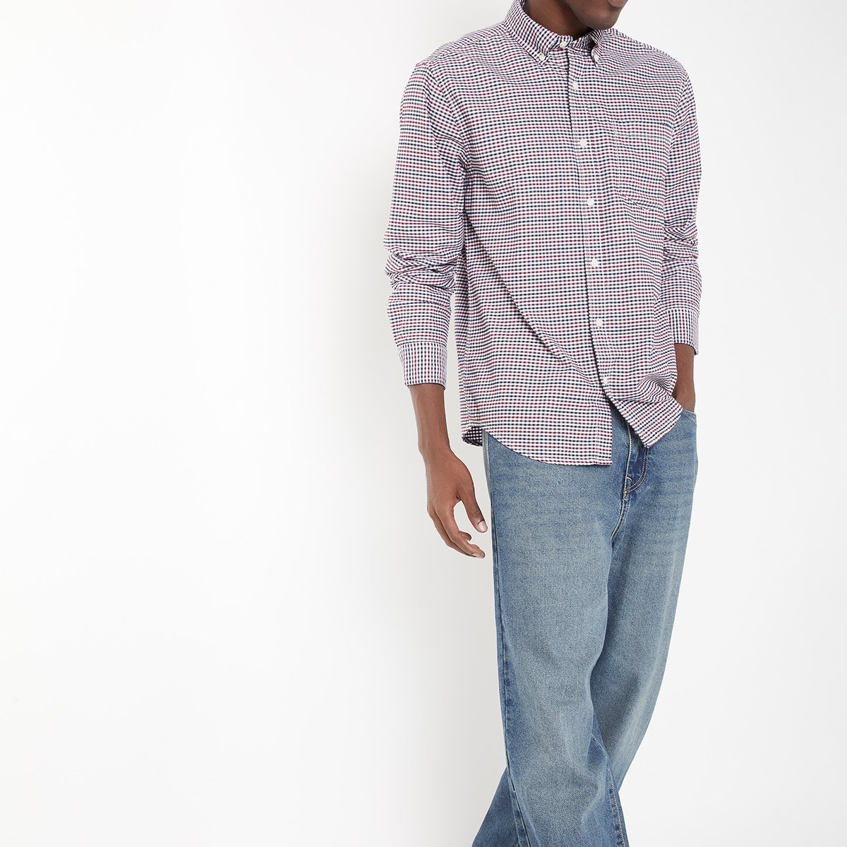 Buy Men Checked Regular Fit Shirt Online at just Rs. 1099.0